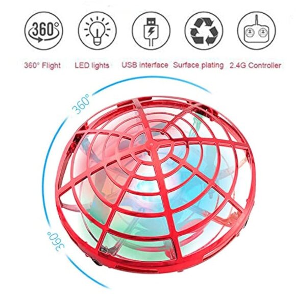 💥3/$15💥NIB - UFO Mini Drone for Kids 6+, Red - Picture 5 of 11